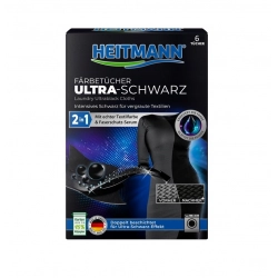 Heitmann Ultra Schwarz Chusteczki przywracające czerń 6 szt.